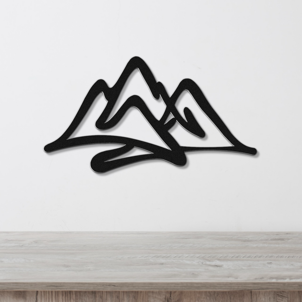 Mountains Metal Wall Art