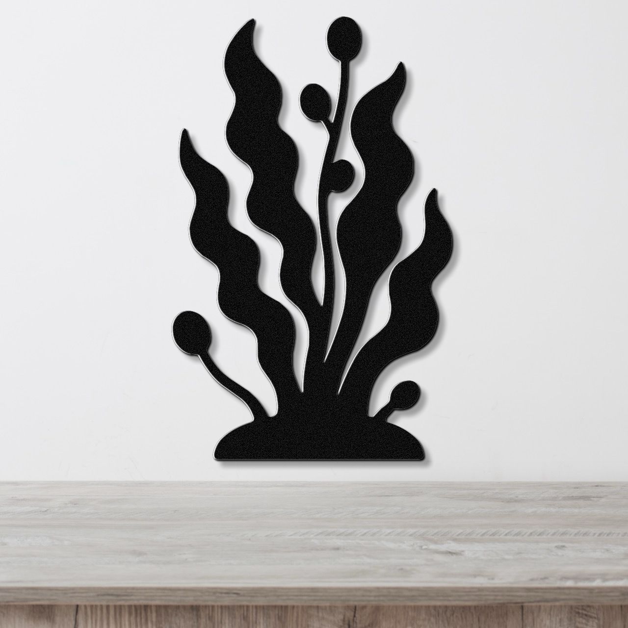 Kelp and Seaweed Metal Wall Art