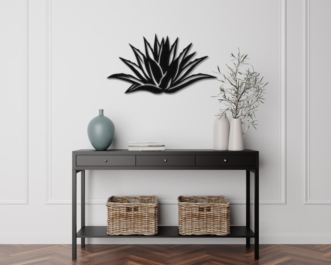 Agave Metal Wall Art