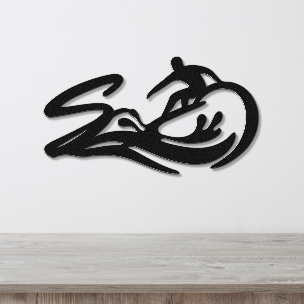 Surfer Metal Wall Art