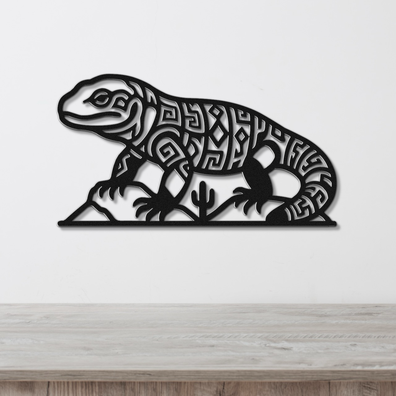 Gila Monster Metal Wall Art