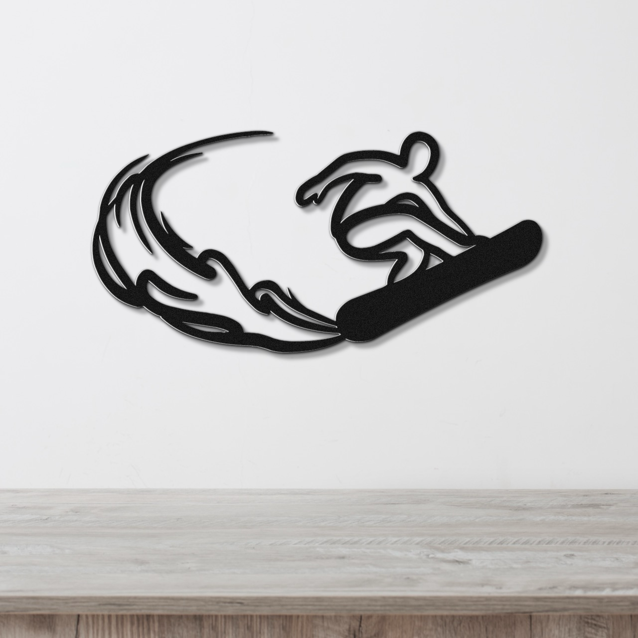 Snowboarding Metal Wall Art