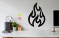 Abstract Fire Metal Wall Art
