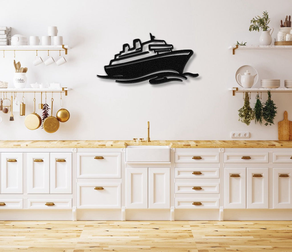 Cruise Ship Metal Wall Art