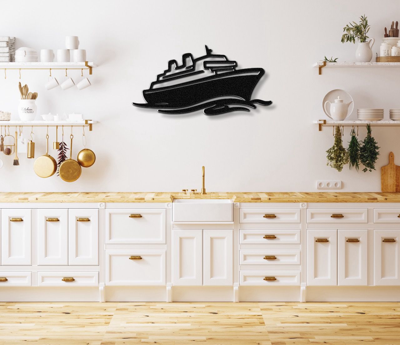 Cruise Ship Metal Wall Art