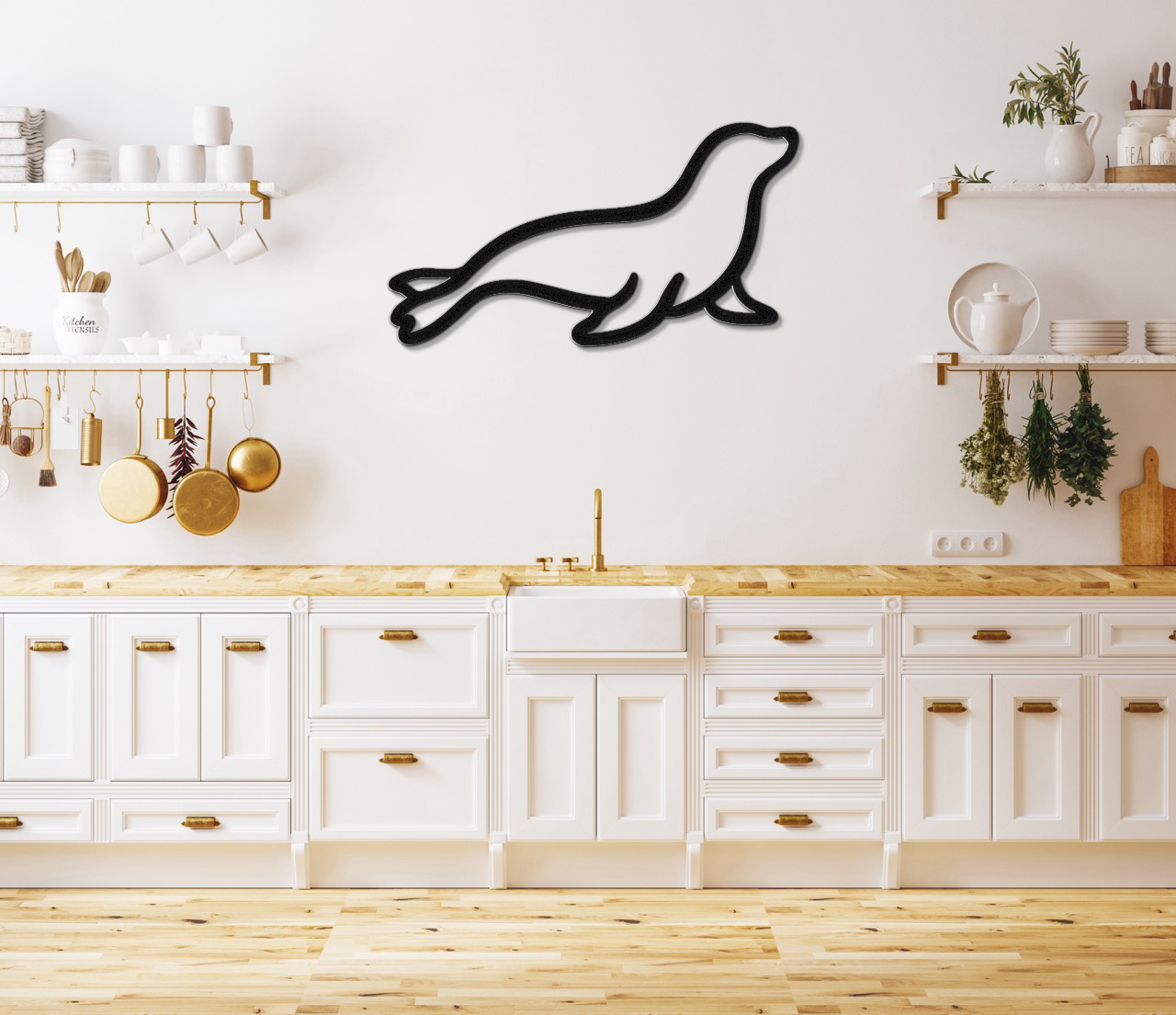 Sea Lion Metal Wall Art