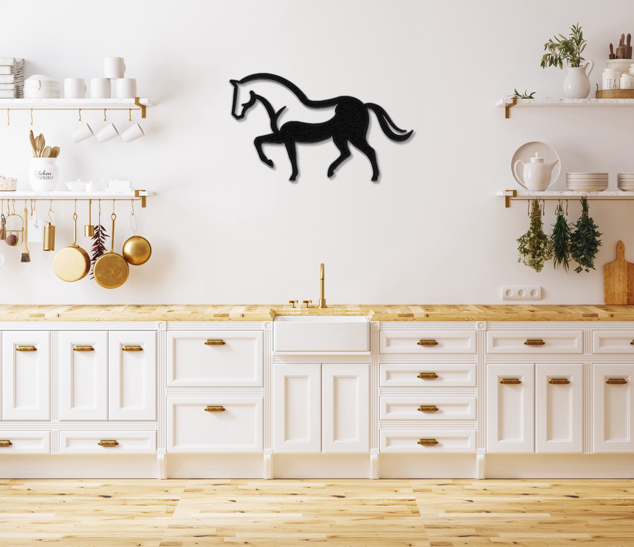 Horse Metal Wall Art