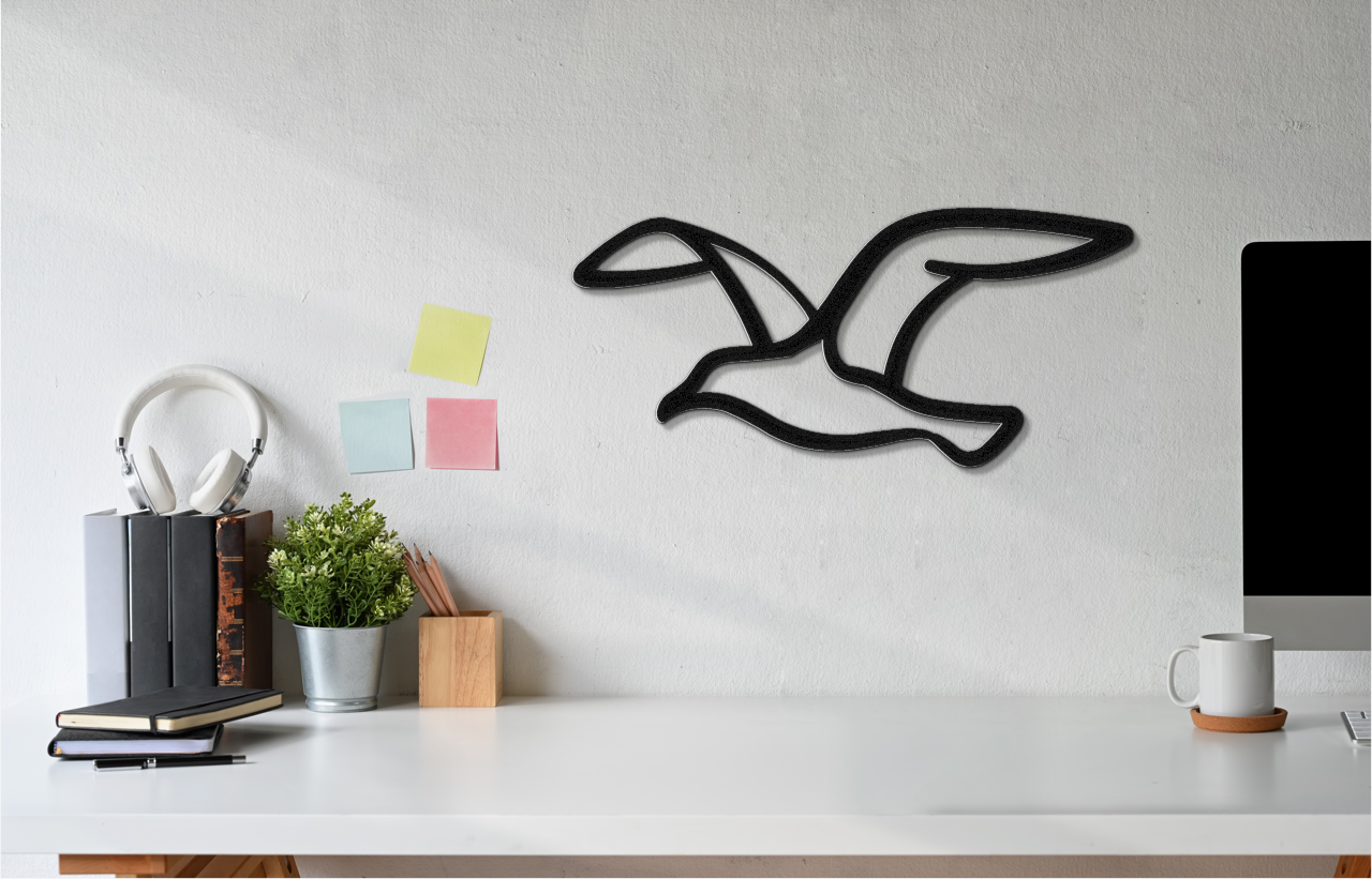 Seagull Metal Wall Art