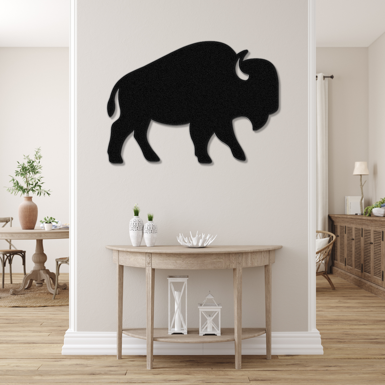Buffalo Metal Wall Art