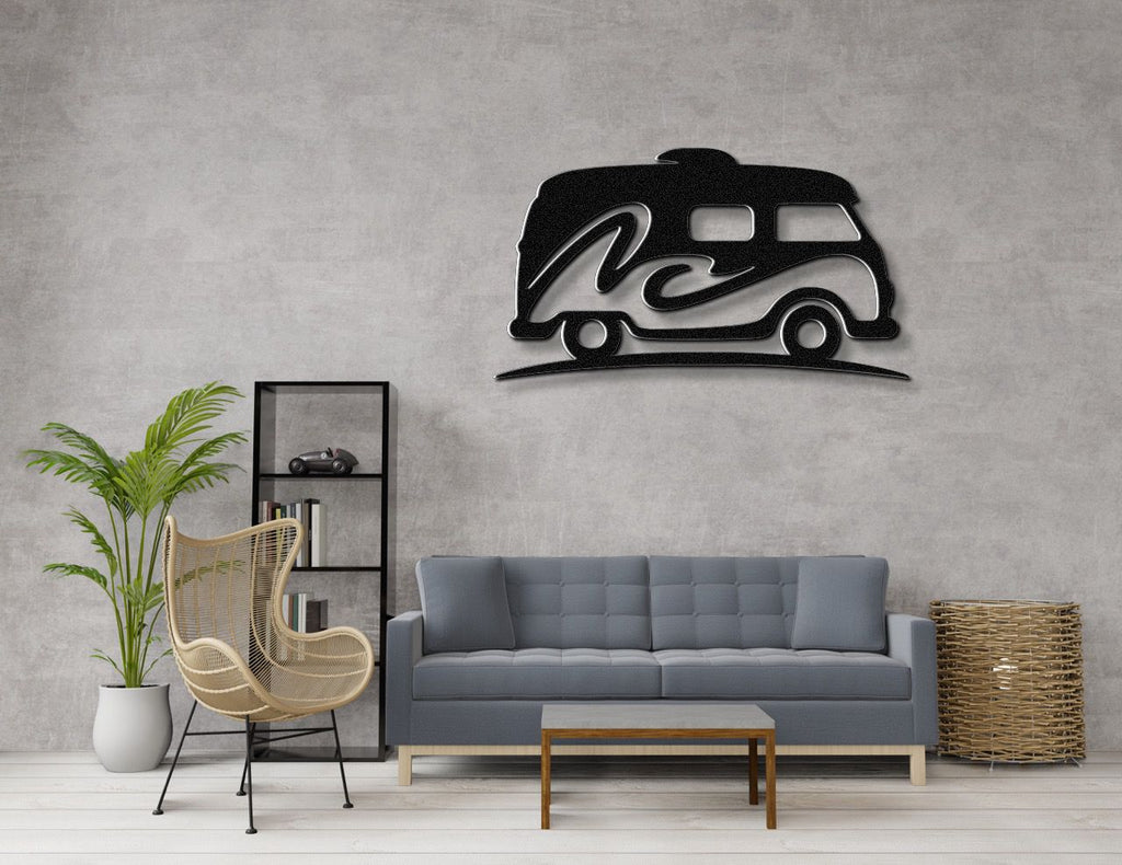 Vintage Van Metal Wall Art
