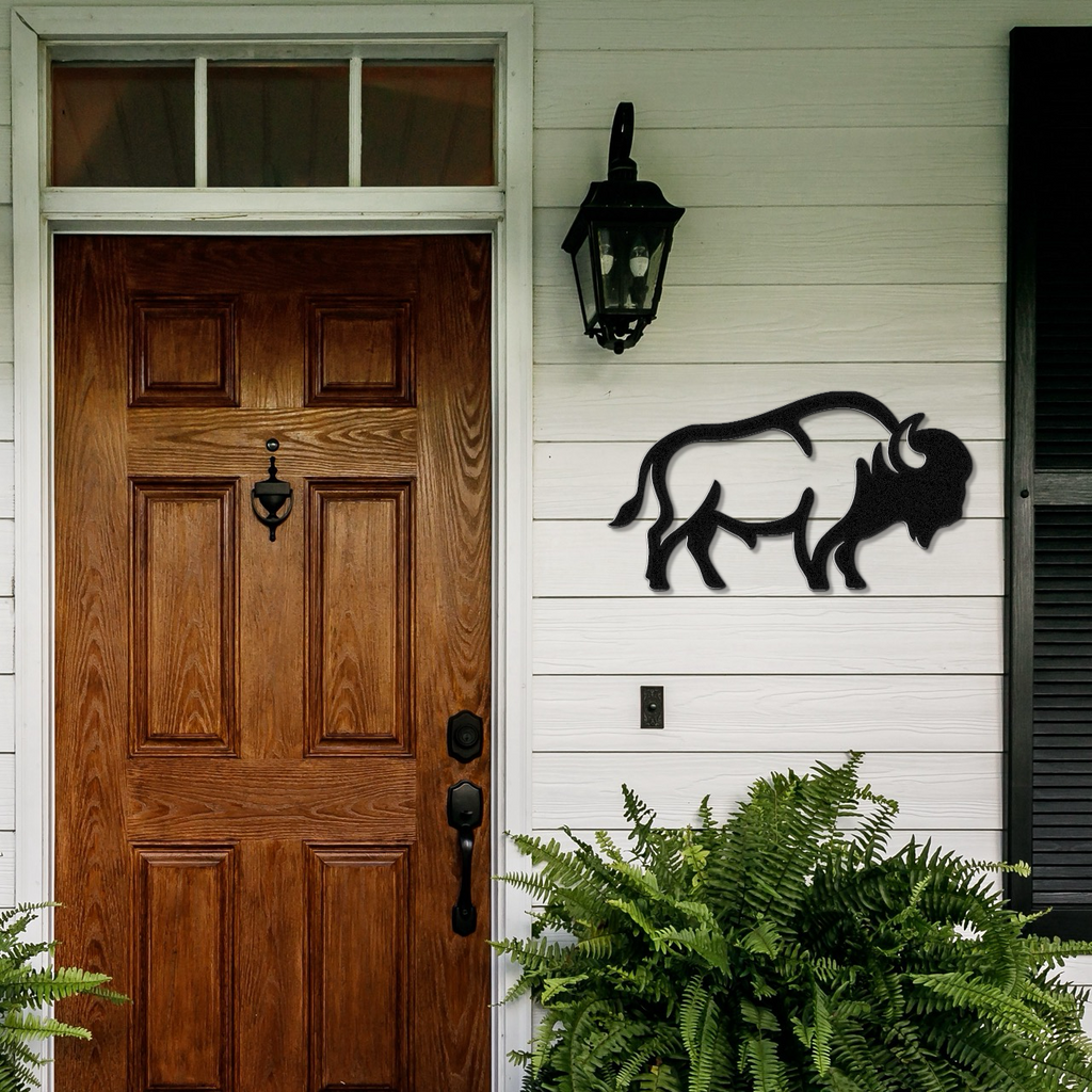 Buffalo Metal Wall Art