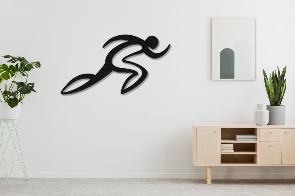 Runner Metal Wall Art