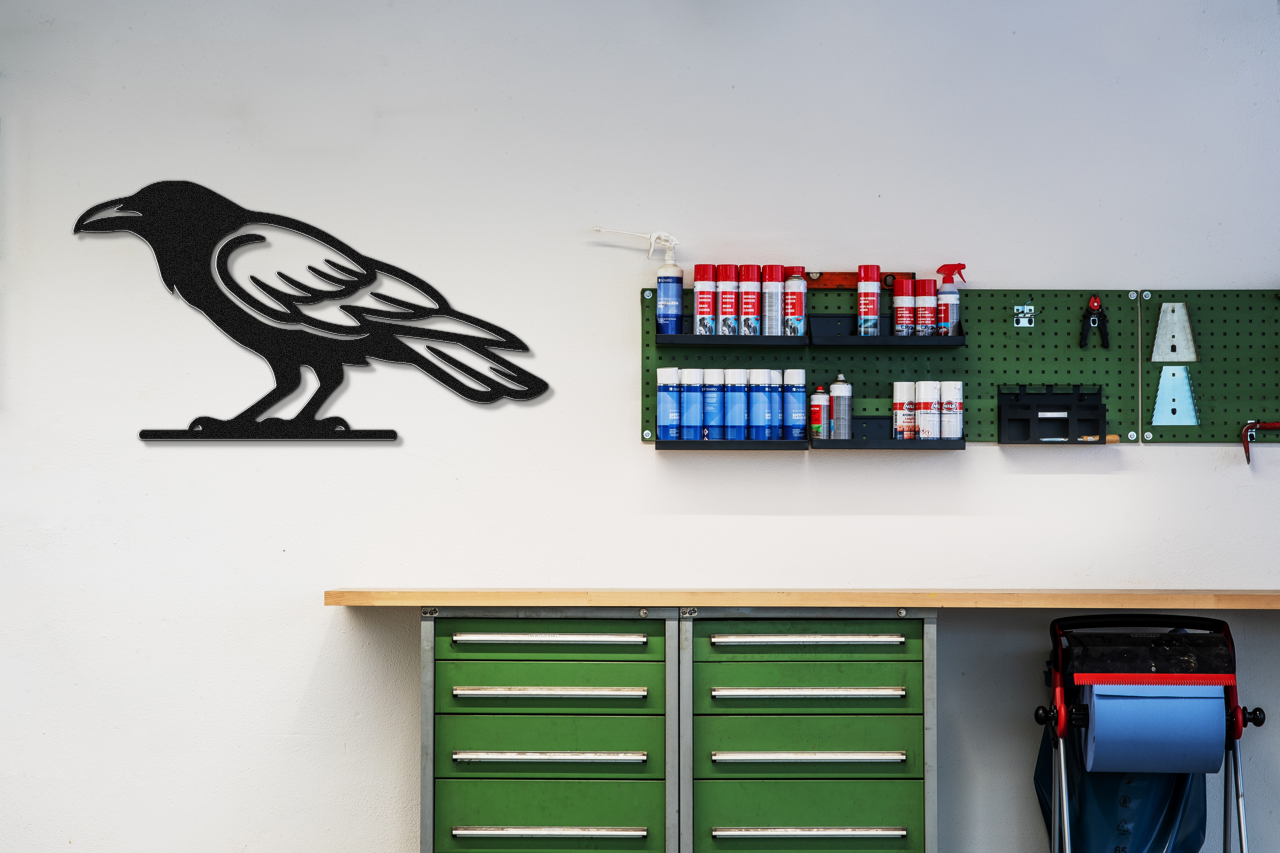 Raven Metal Wall Art