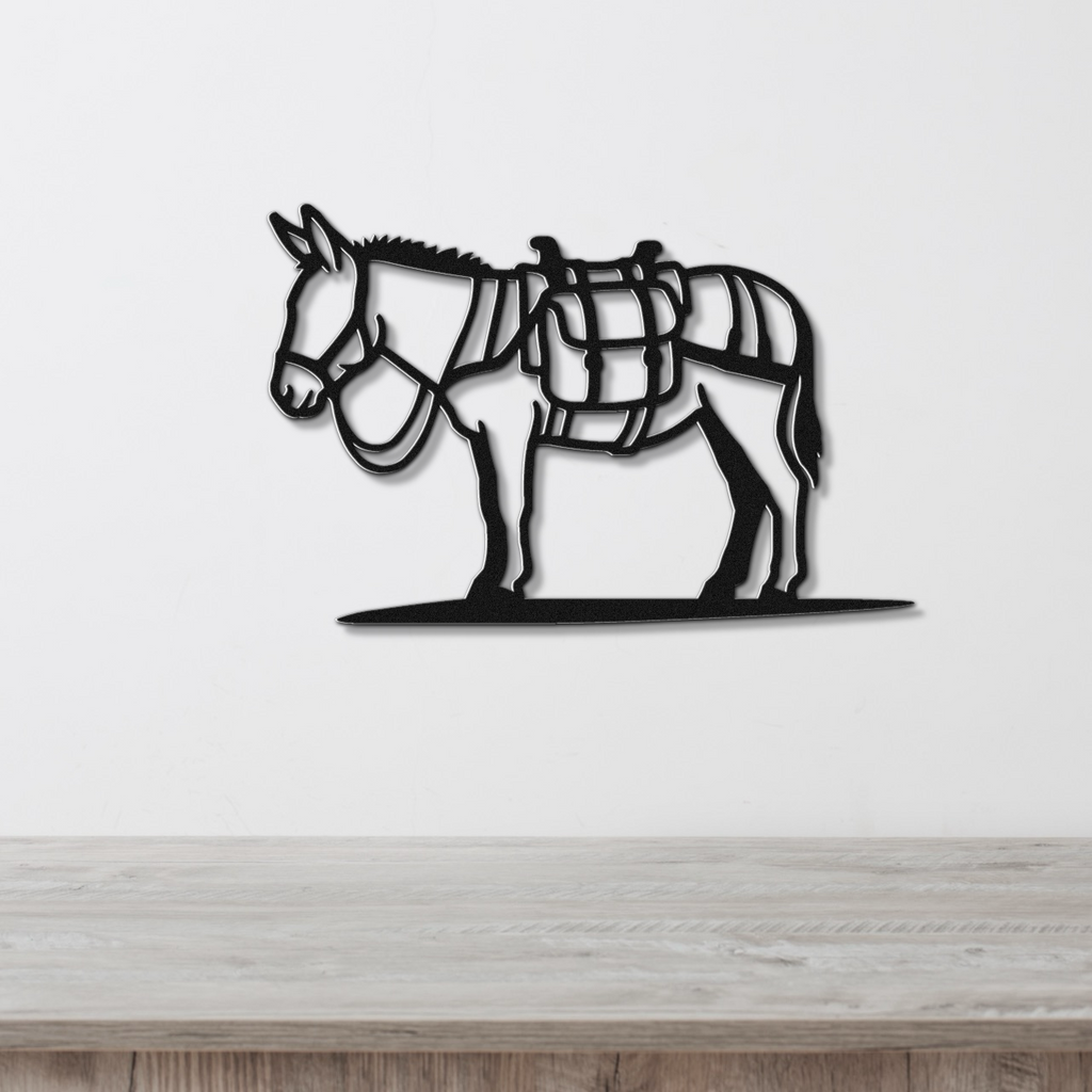 Burro Metal Wall Art