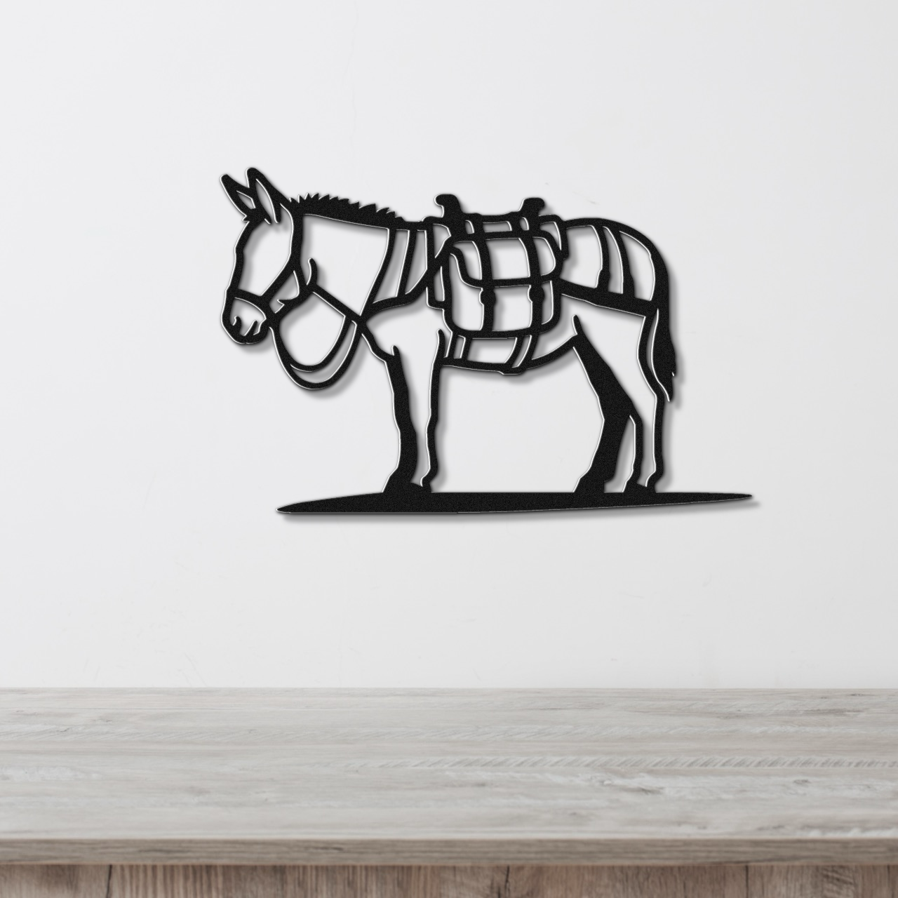 Burro Metal Wall Art