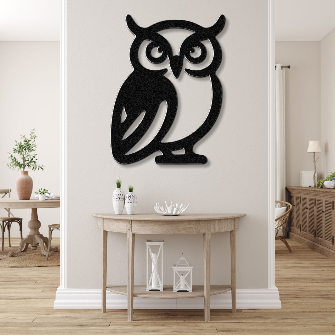 Owl Metal Wall Art