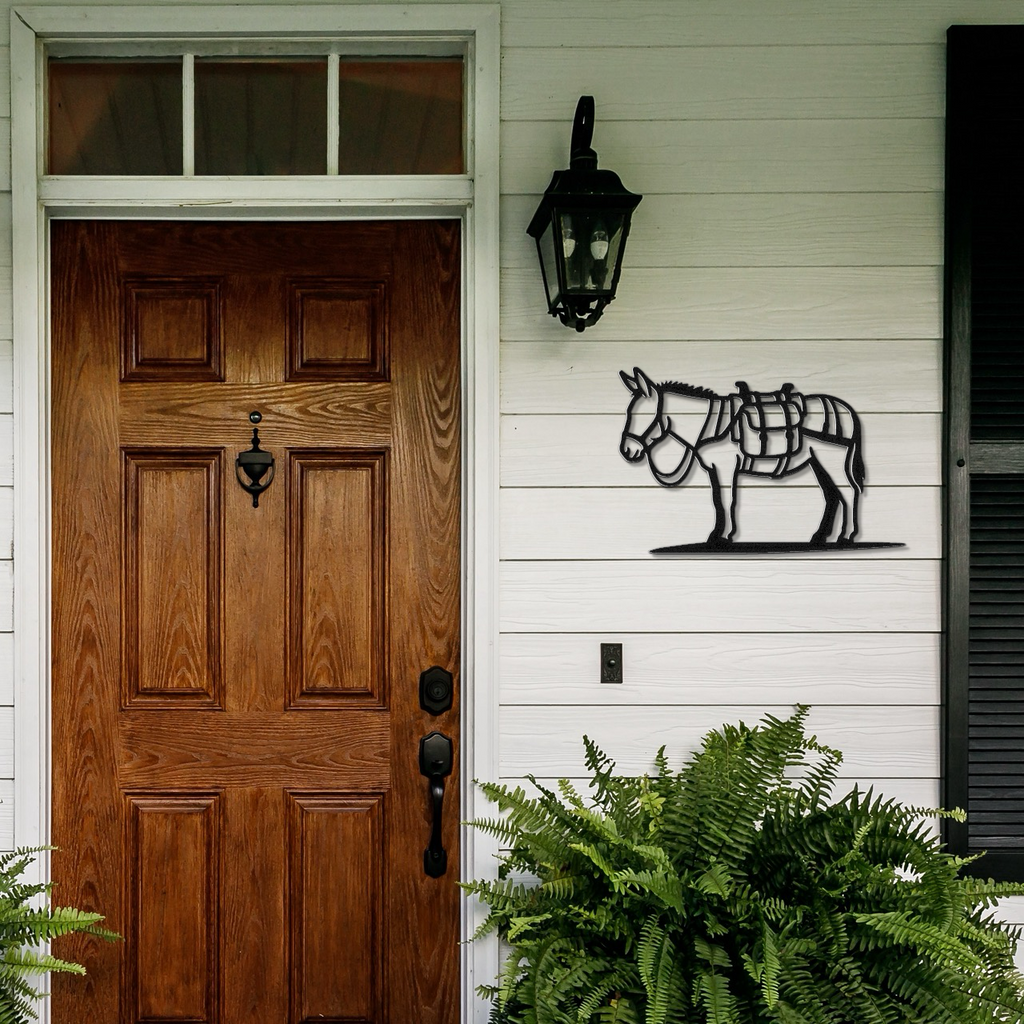 Burro Metal Wall Art