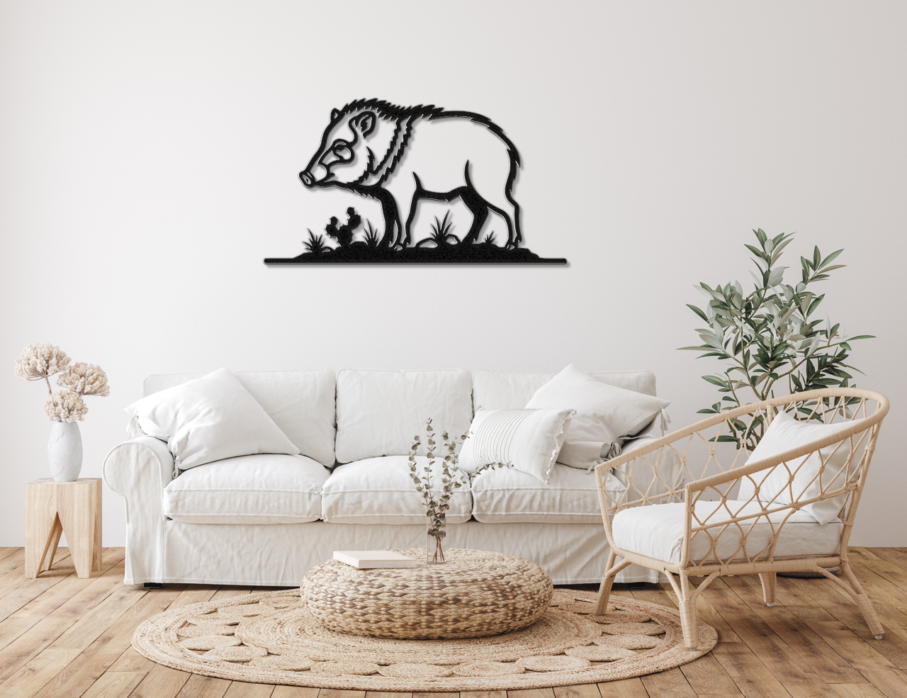 Javelina Metal Wall Art