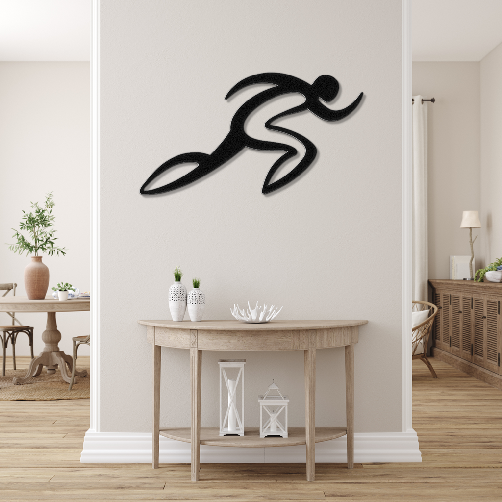 Runner Metal Wall Art
