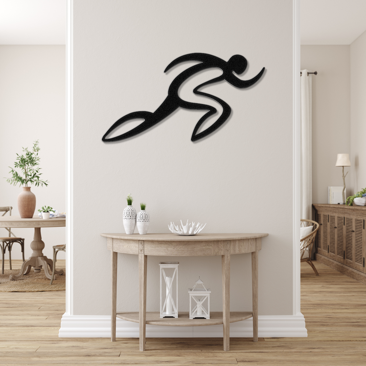 Runner Metal Wall Art