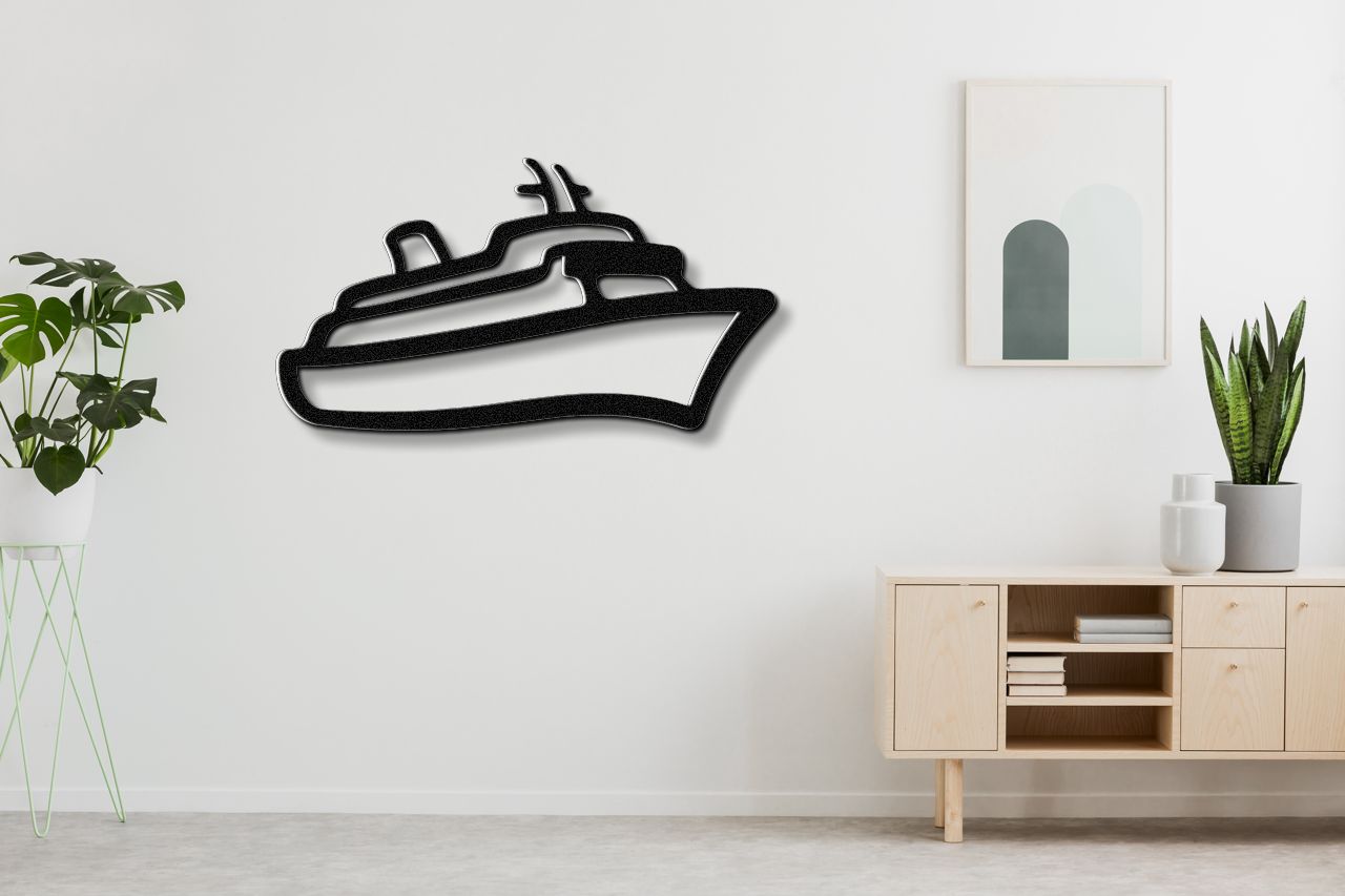 Cruise Ship Metal Wall Art