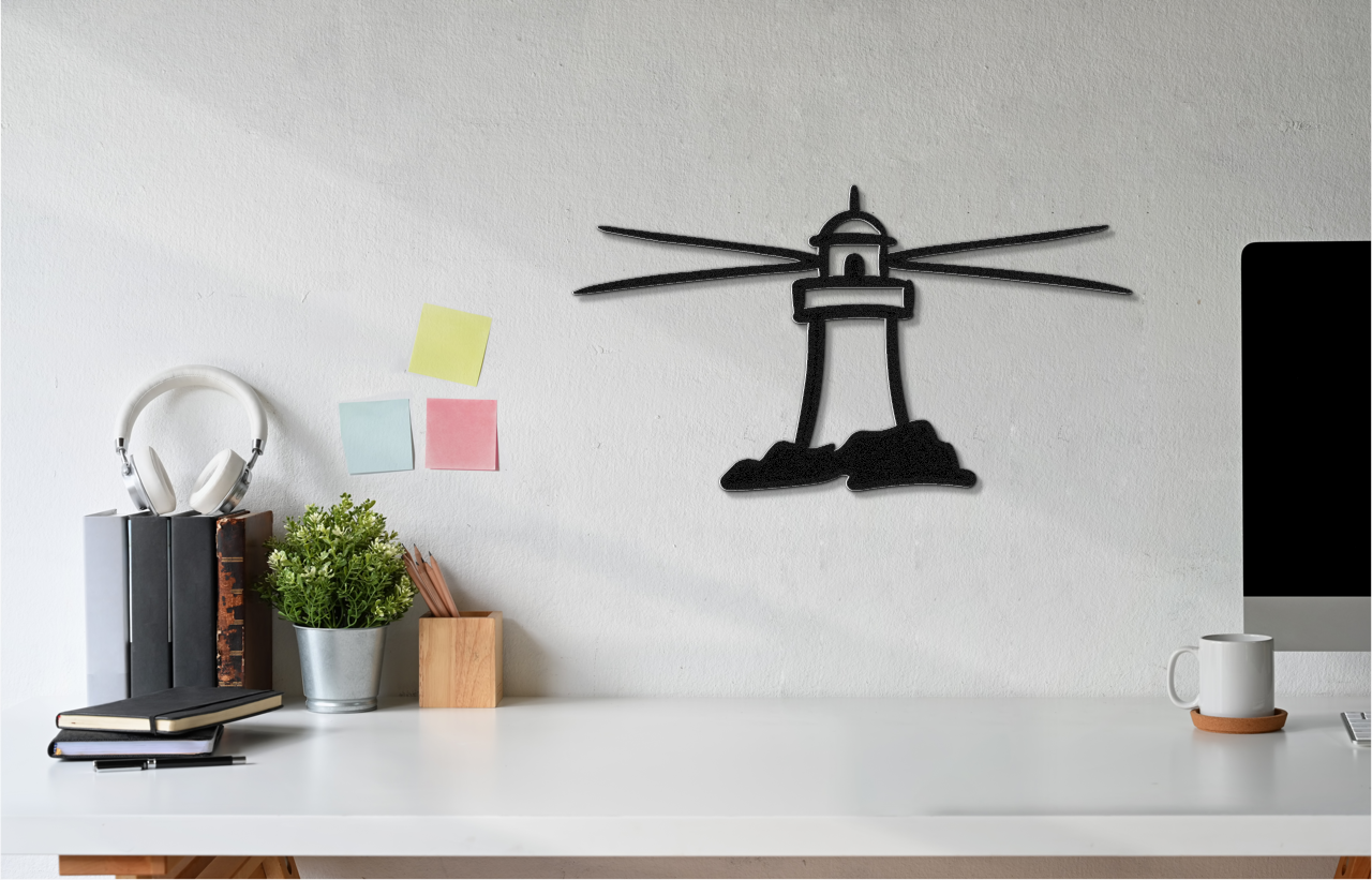 Lighthouse Metal Wall Art