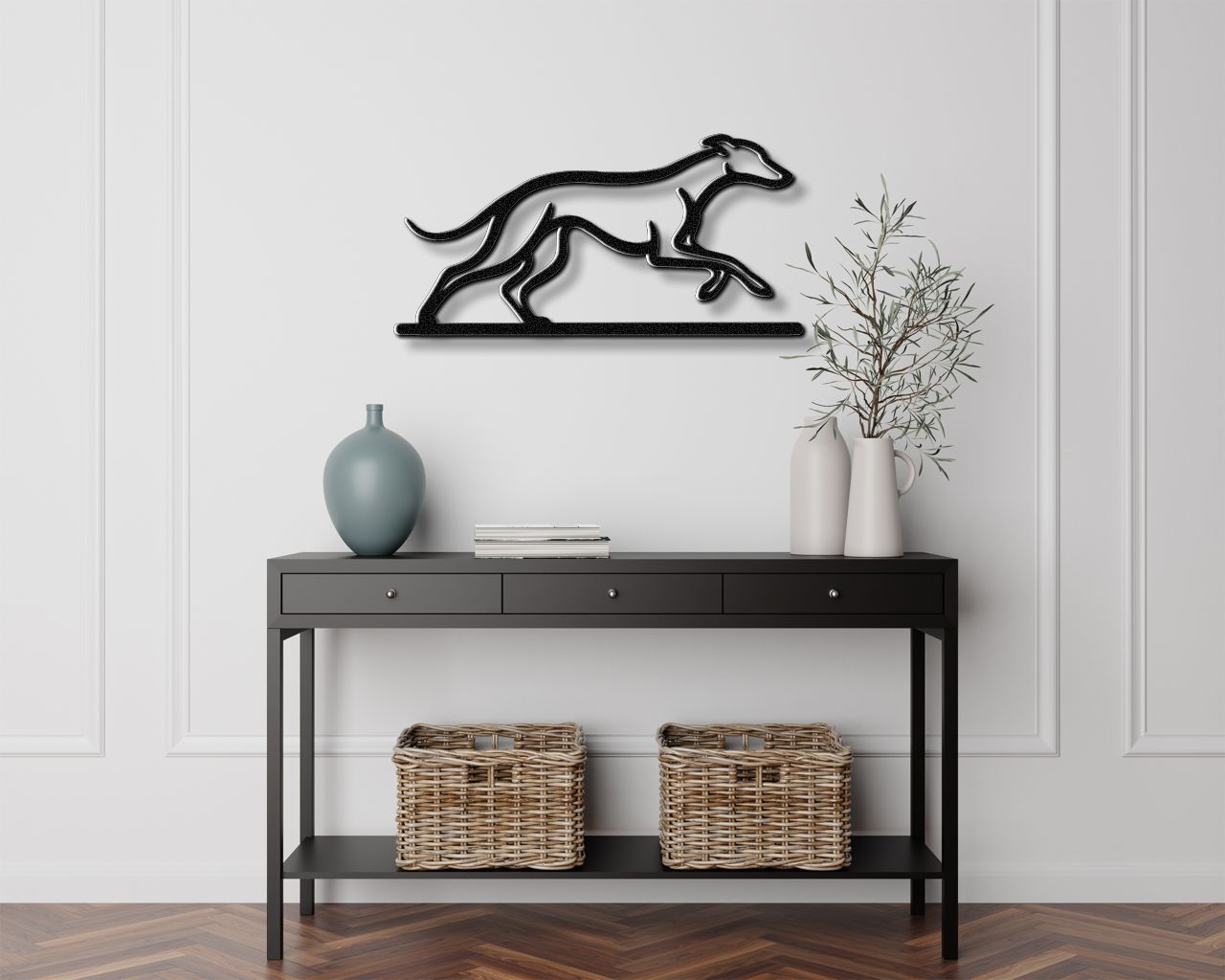 Greyhound Metal Wall Art