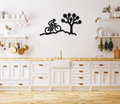 Joshua Tree Cycling Metal Wall Art