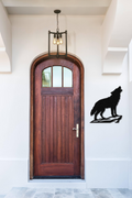 Howling Coyote Metal Wall Art