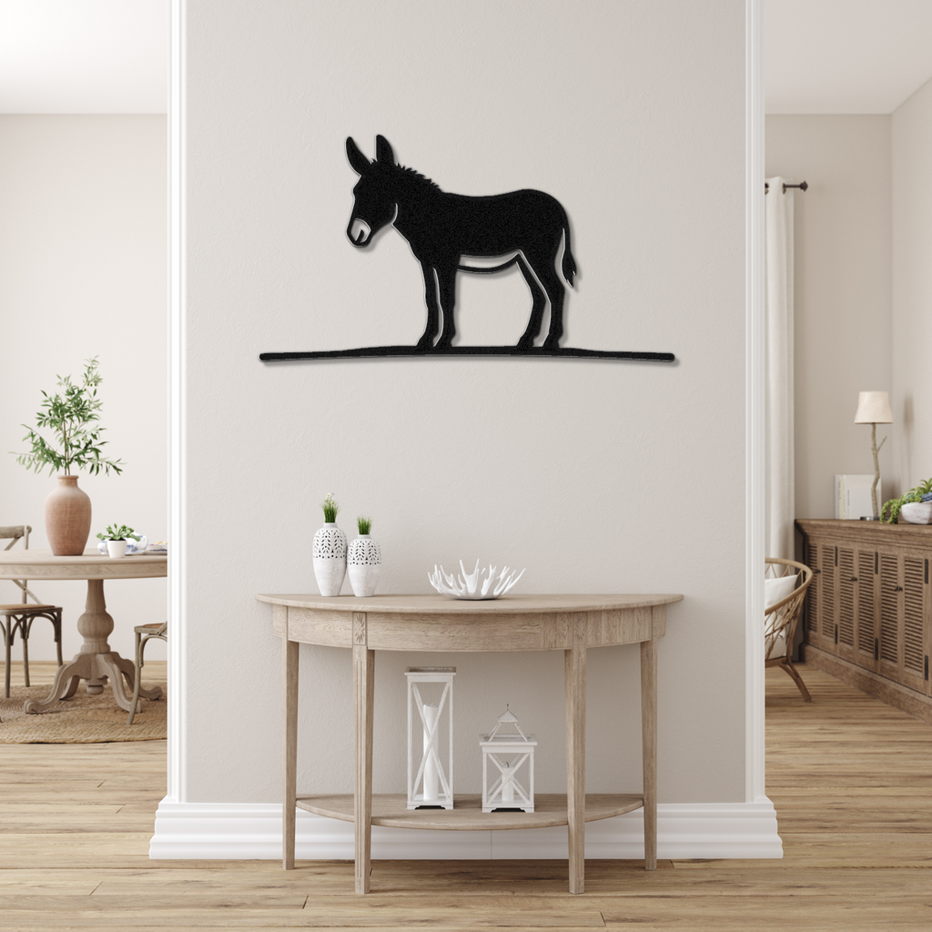 Burro Metal Wall Art