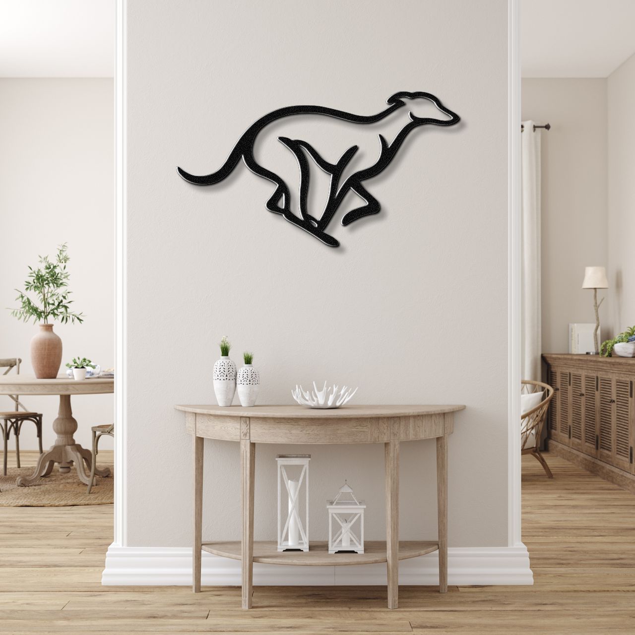 Greyhound Metal Wall Art