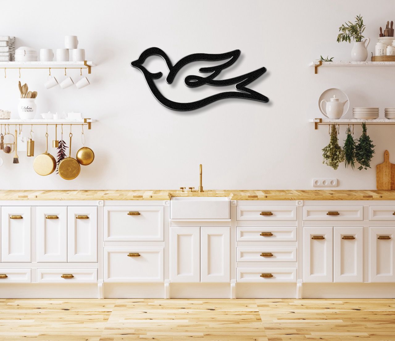 Swallow Bird Metal Wall Art