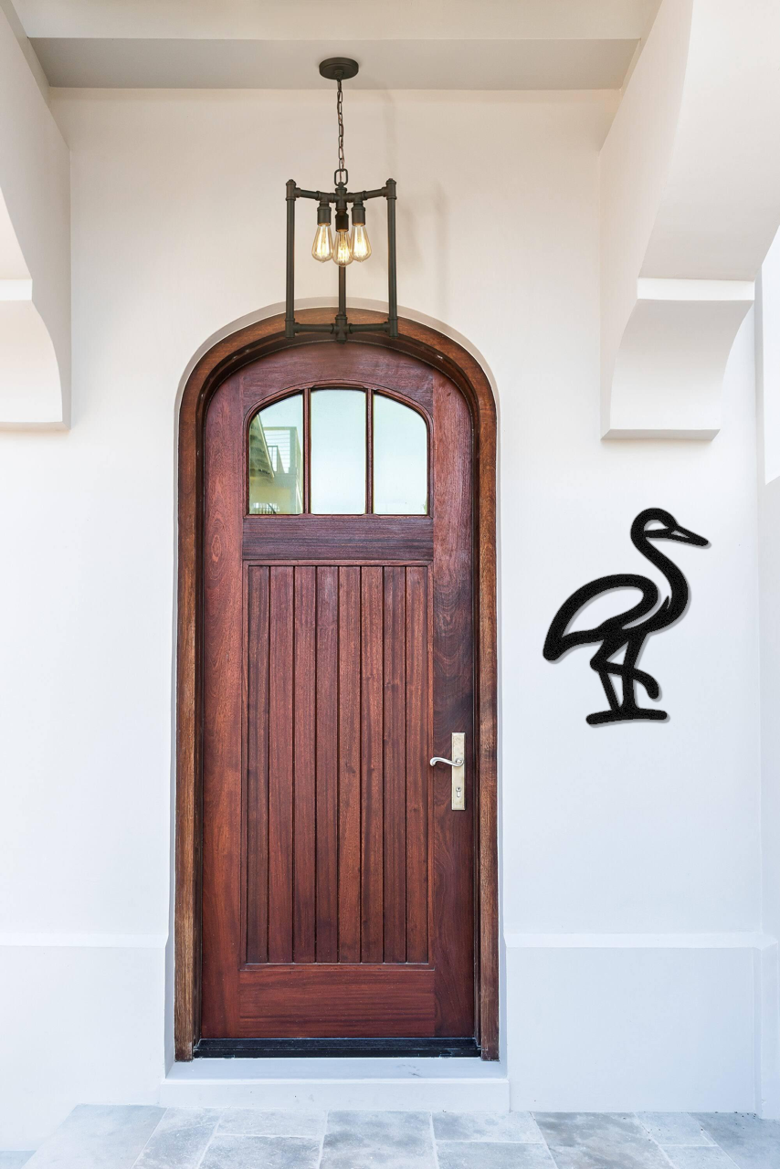 Crane Metal Wall Art