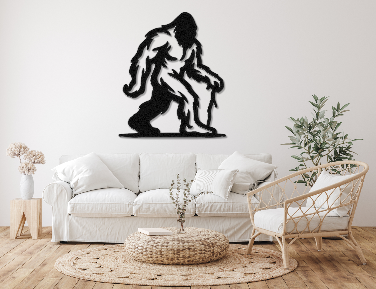 Bigfoot Metal Wall Art