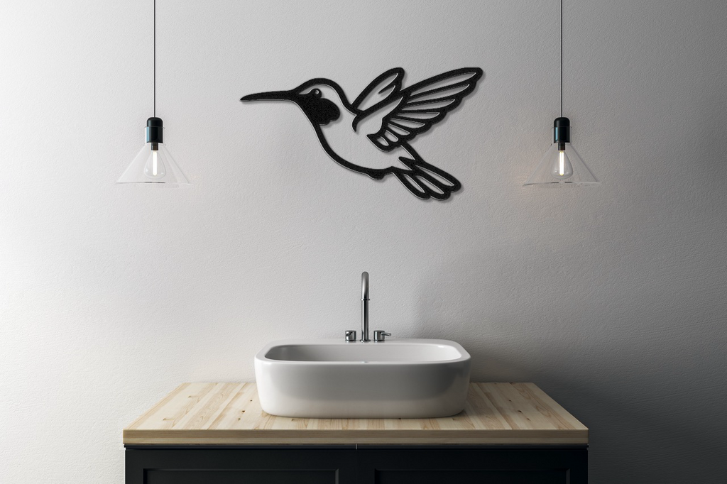 Hummingbird Metal Wall Art