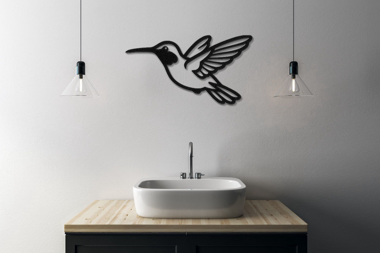 Hummingbird Metal Wall Art