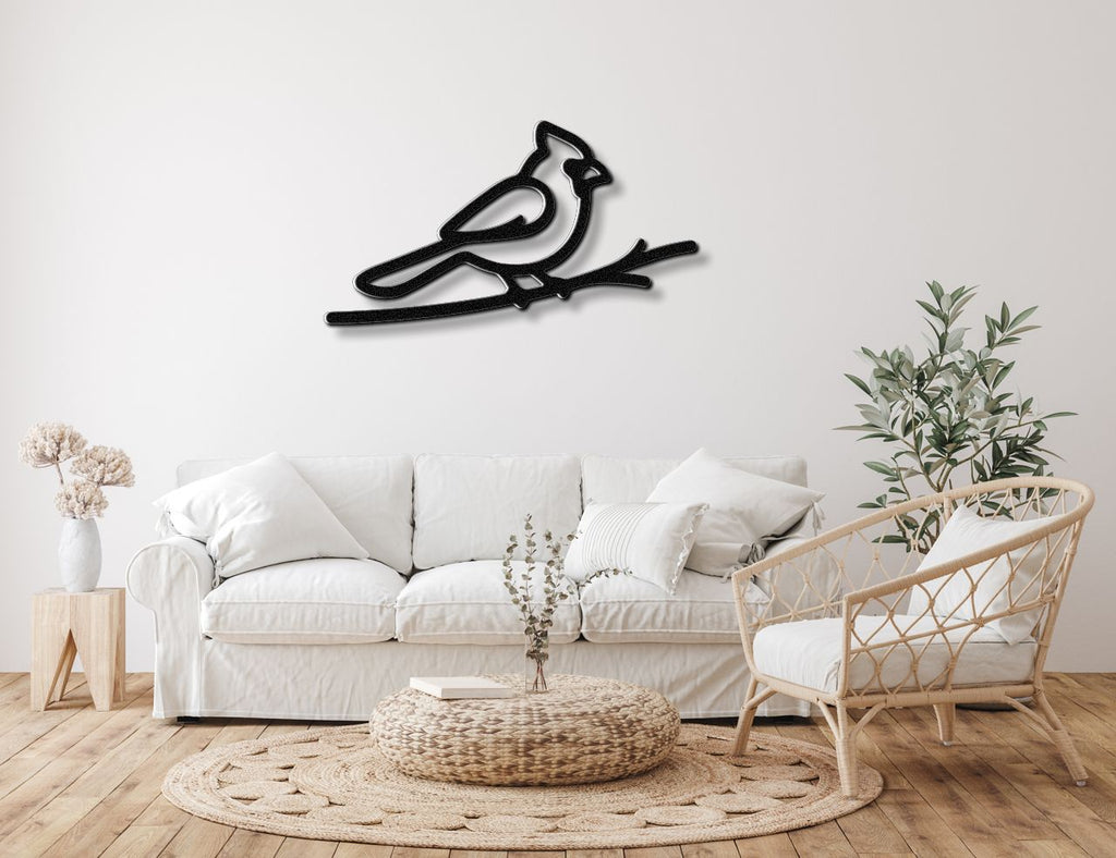 Cardinal Metal Wall Art