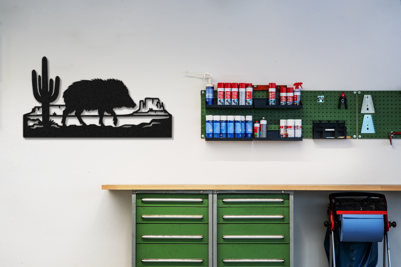 Javelina Metal Wall Art