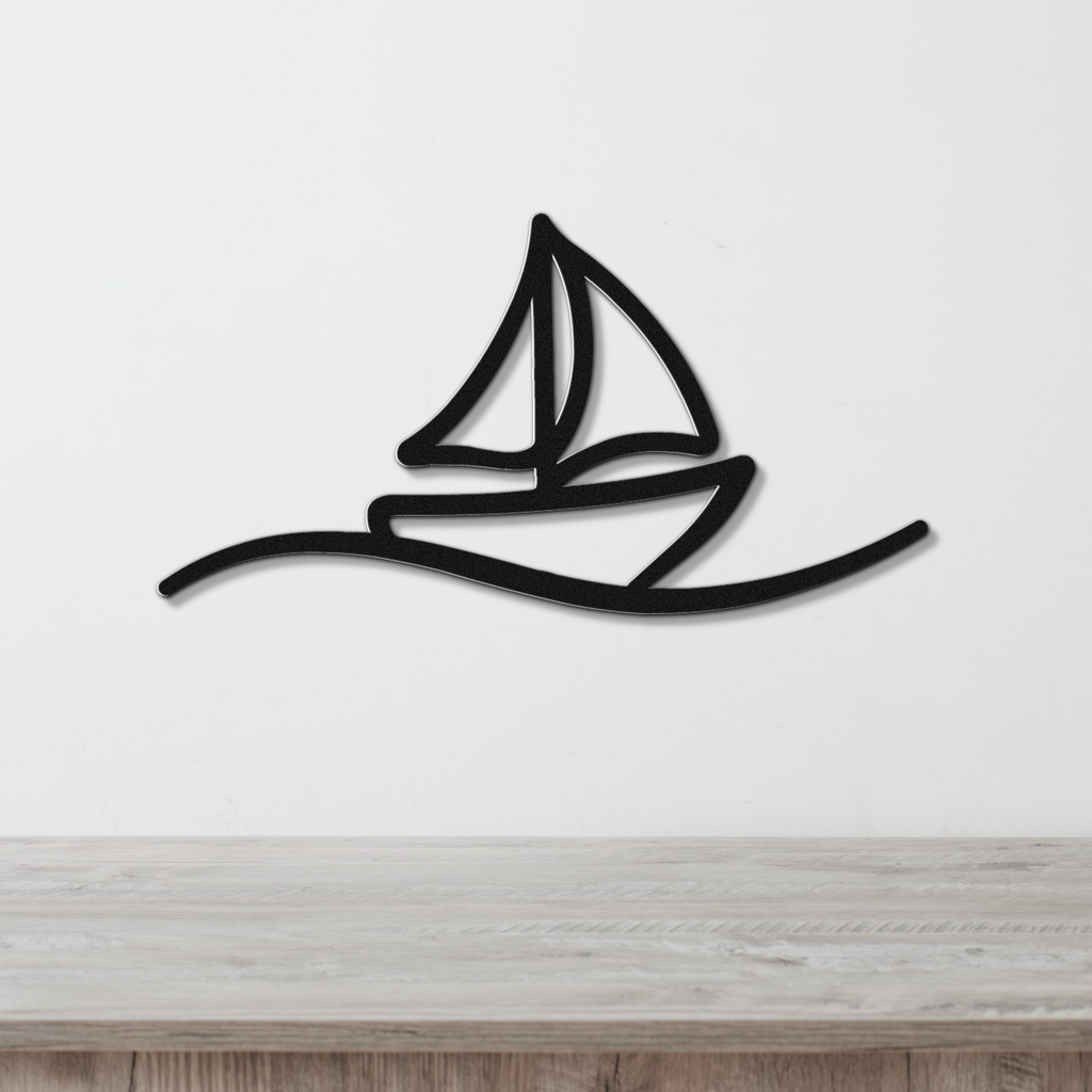 Sailboat Metal Wall Art