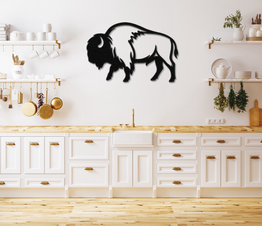 Buffalo Metal Wall Art
