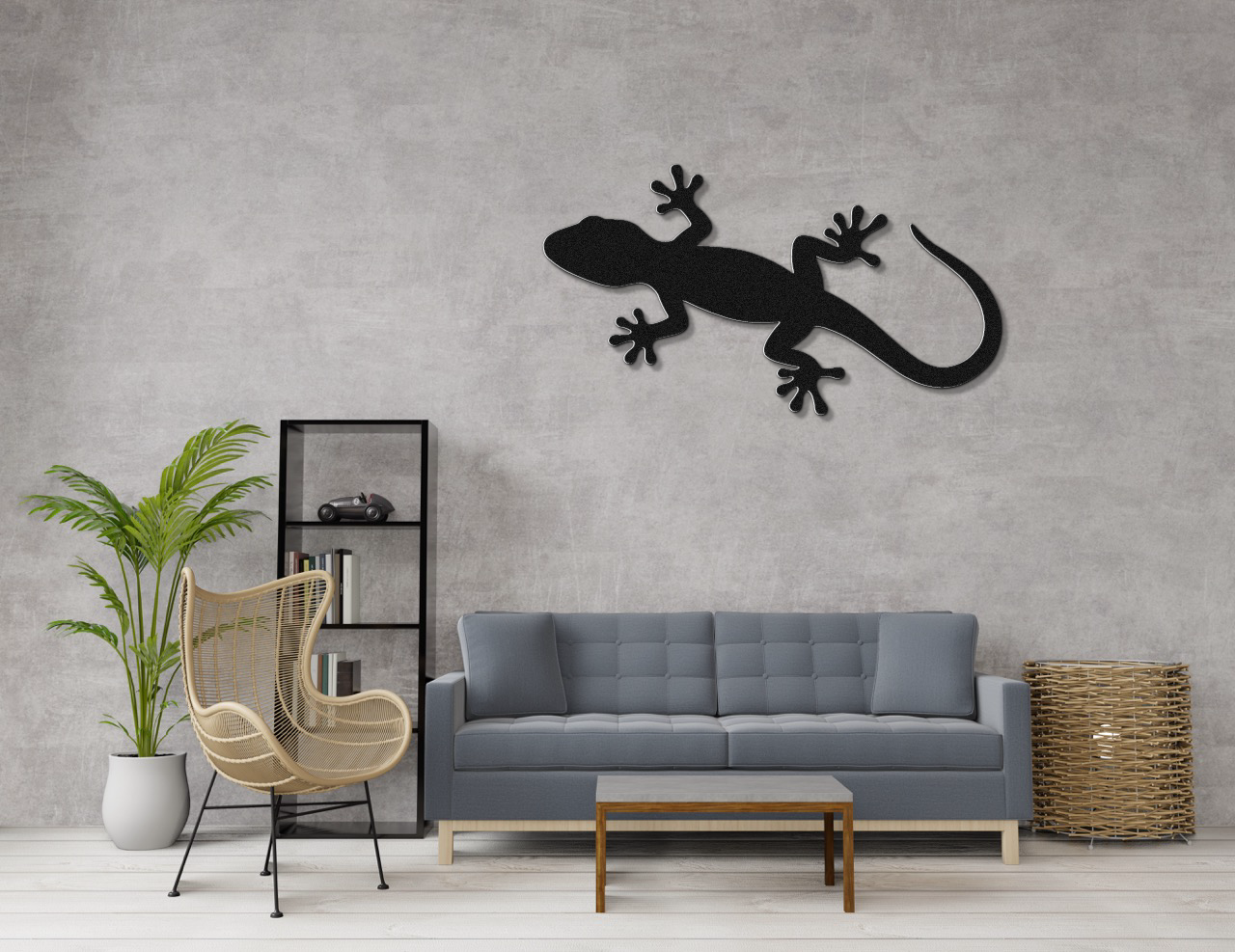 Lizard Metal Wall Art