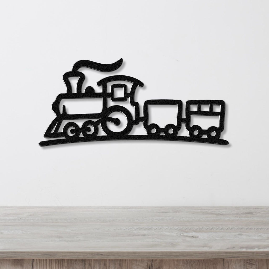 Train Metal Wall Art