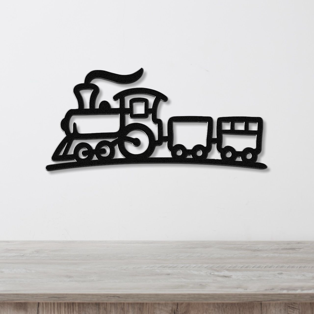 Train Metal Wall Art