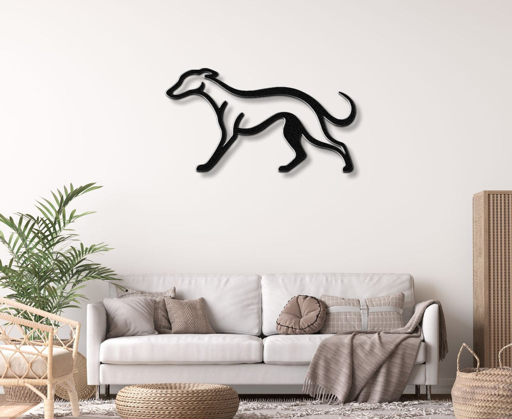 Greyhound Metal Wall Art
