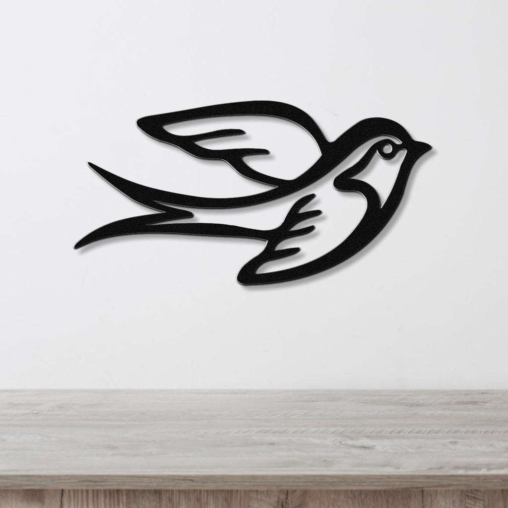 Swallow Bird Metal Wall Art