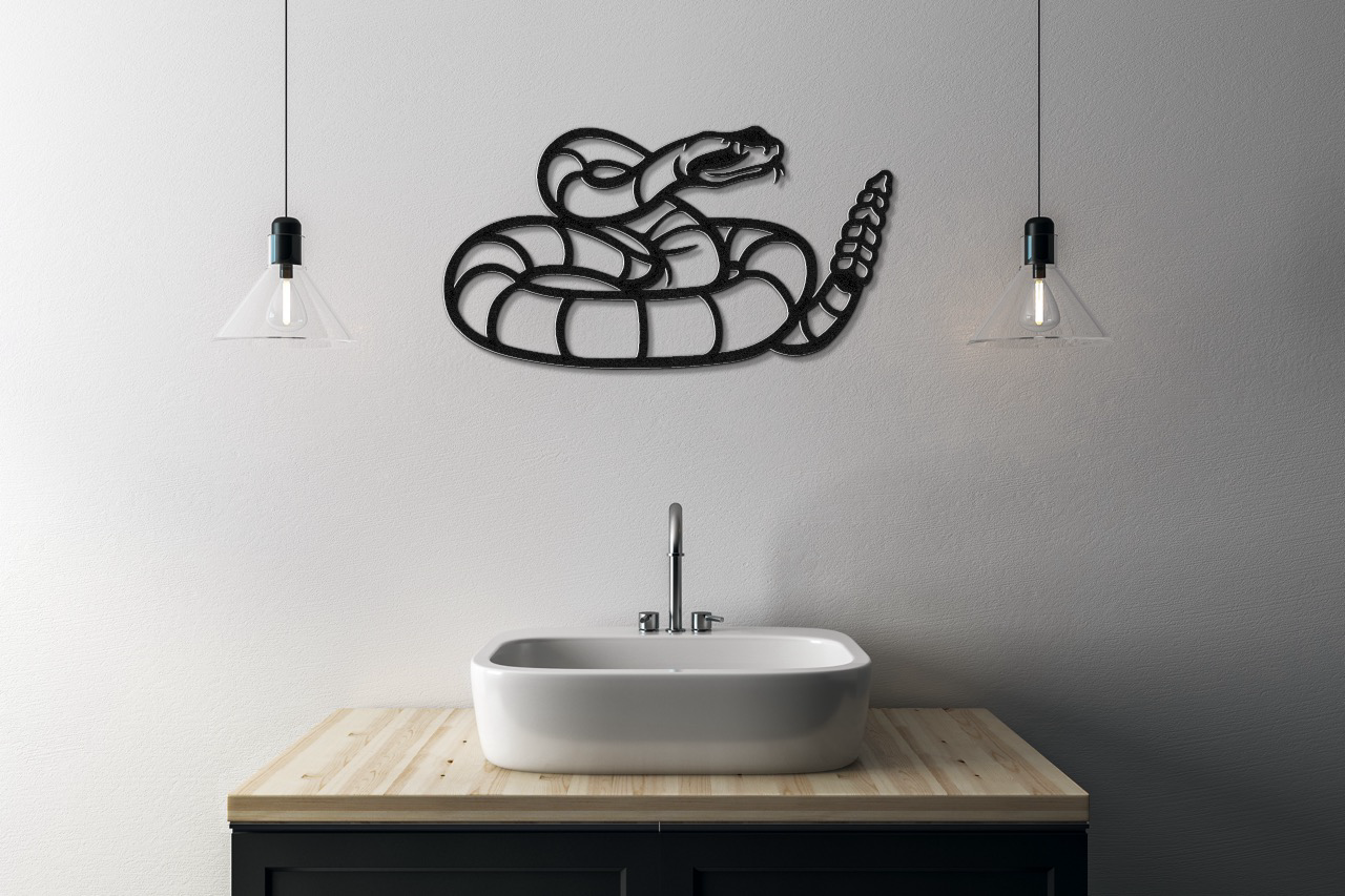 Snake Metal Wall Art