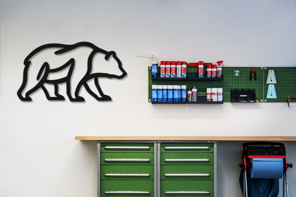 Bear Metal Wall Art