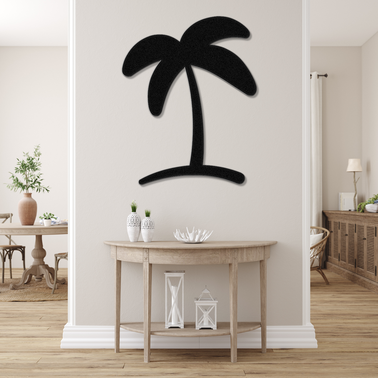 Palm Tree Metal Wall Art