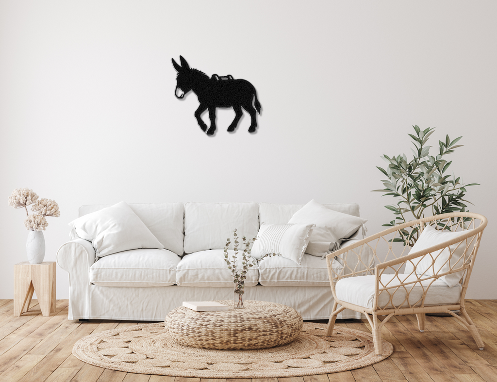 Burro Metal Wall Art