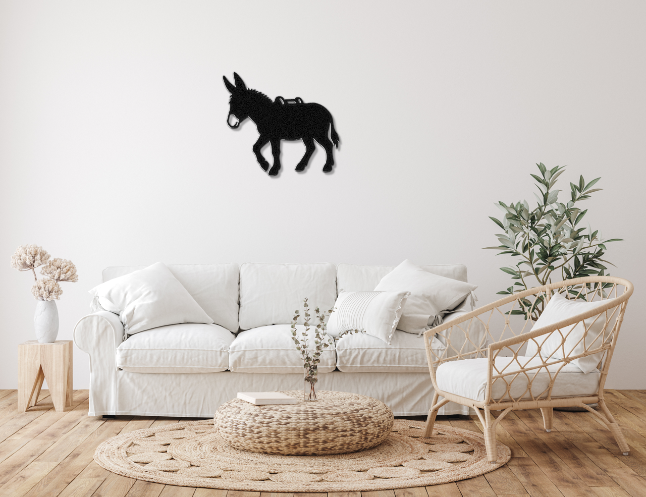 Burro Metal Wall Art
